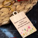 Μπρελόκ Κλειδιών Ξύλινο, Δώρο για Παππού & Γιαγιά