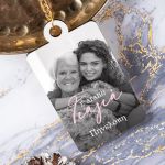 Μπρελόκ Κλειδιών Ξύλινο με Φωτογραφία, Δώρο για τη Γιαγιά