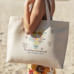 Πάνινη Τσάντα Αγοράς με Φερμουάρ, Ιδανικό Δώρο για τη Γιαγιά