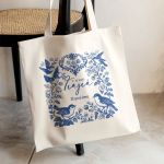 Προσωποποιημένη Τσάντα με Όνομα, Τέλειο Δώρο για Γιαγιά