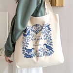 Προσωποποιημένη Τσάντα με Όνομα, Τέλειο Δώρο για Γιαγιά