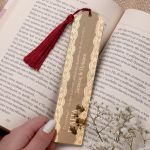 Σελιδοδείκτης Βιβλίου Golden Mirror με Όνομα, Δώρο για Γιαγιά