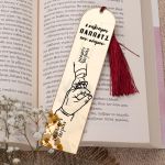 Σελιδοδείκτης Βιβλίου Golden Mirror με Όνομα, Δώρο για Παππού