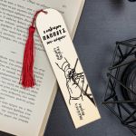 Σελιδοδείκτης Βιβλίου Golden Mirror με Όνομα, Δώρο για Παππού