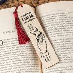 Σελιδοδείκτης Βιβλίου Ξύλινος με Ονόματα, Δώρο για τη Γιαγιά