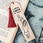 Σελιδοδείκτης Βιβλίου Ξύλινος με Ονόματα, Δώρο για τη Γιαγιά